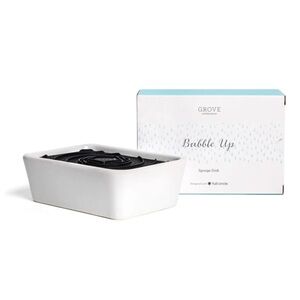 NWT Grove Collaborative Bubble Up Dish Soap Dispenser Sponge Dish